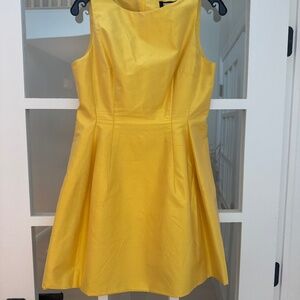 Yellow short dress